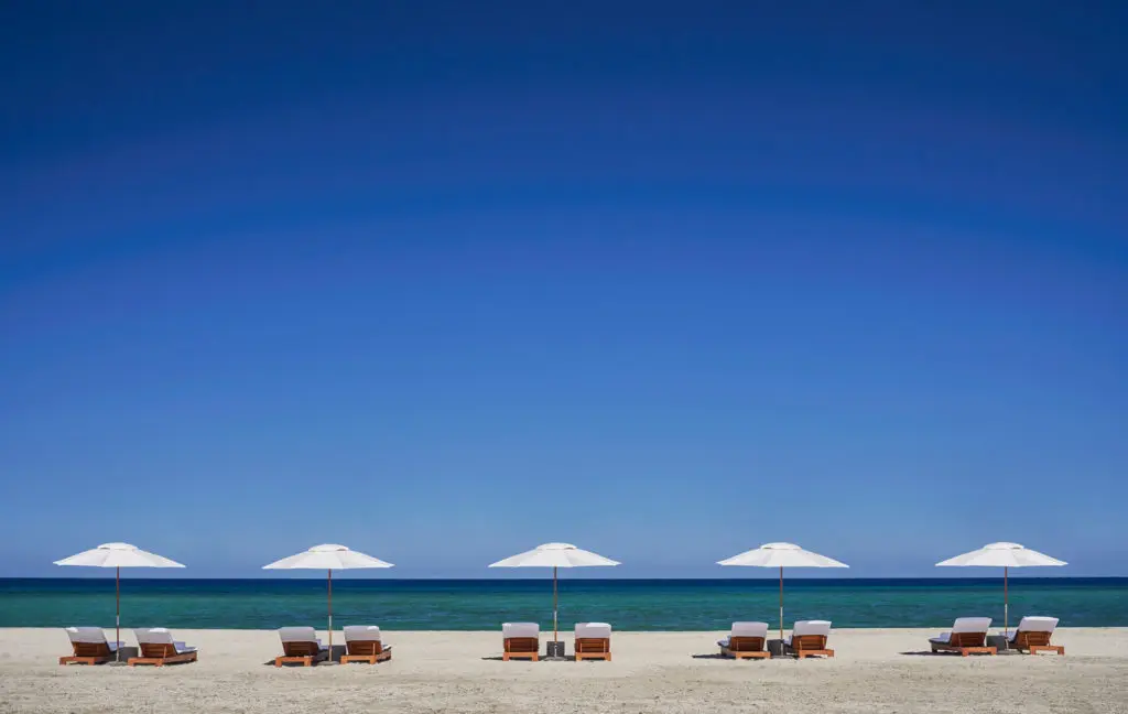 The Four Seasons Los Cabos at Costa Palmas offers a serene getaway that's perfect for many couples. 