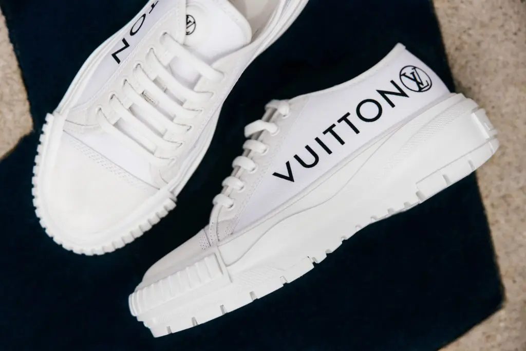 Louis Vuitton's LV Squad low-rise sneaker in cotton canvas (Photo courtesy of Louis Vuitton)