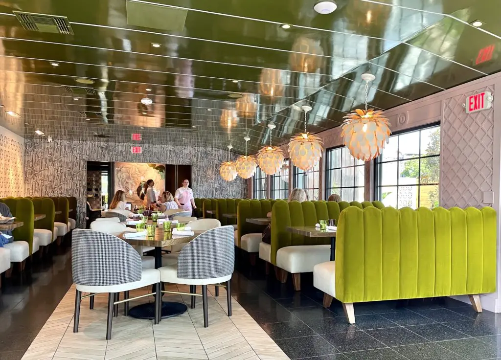Maria's Mexican Kitchen's stylish main dining room. Photo by Courtney Dabney.