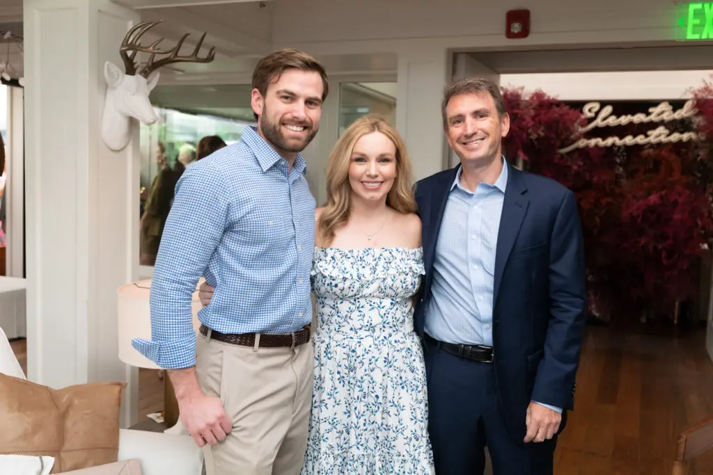 Jason & Stacy Johnson, Dr. Sean Blackwell (Photo by Daniel Ortiz)
