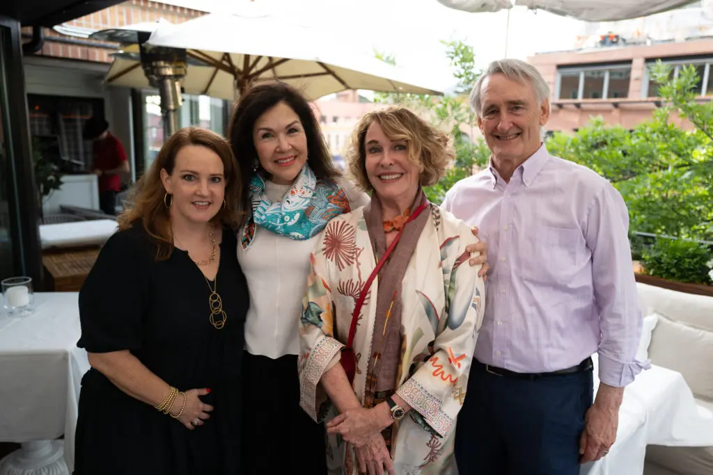 Lisa Kinzel, Geraldina Wise, Barbara Hines, Scott Wise (Photo by Daniel Ortiz)