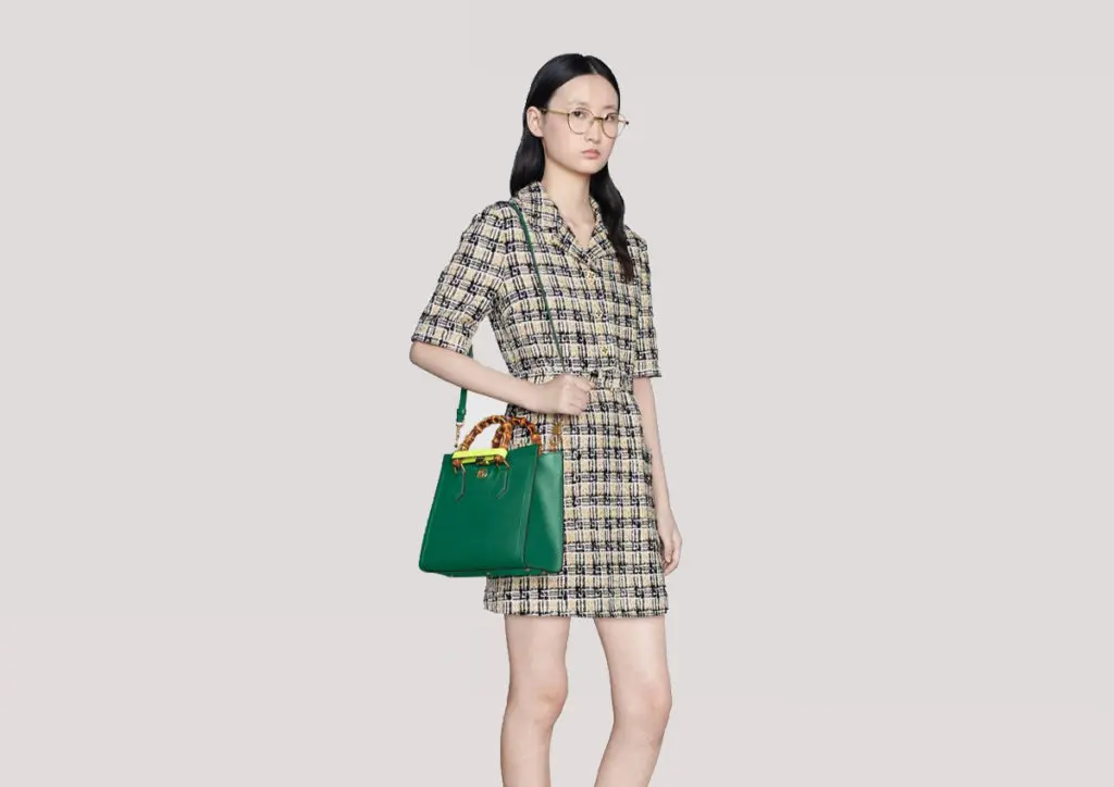Gucci's new IT bag the Diana, starting at $2,650, available at Gucci boutiques and Gucci.com