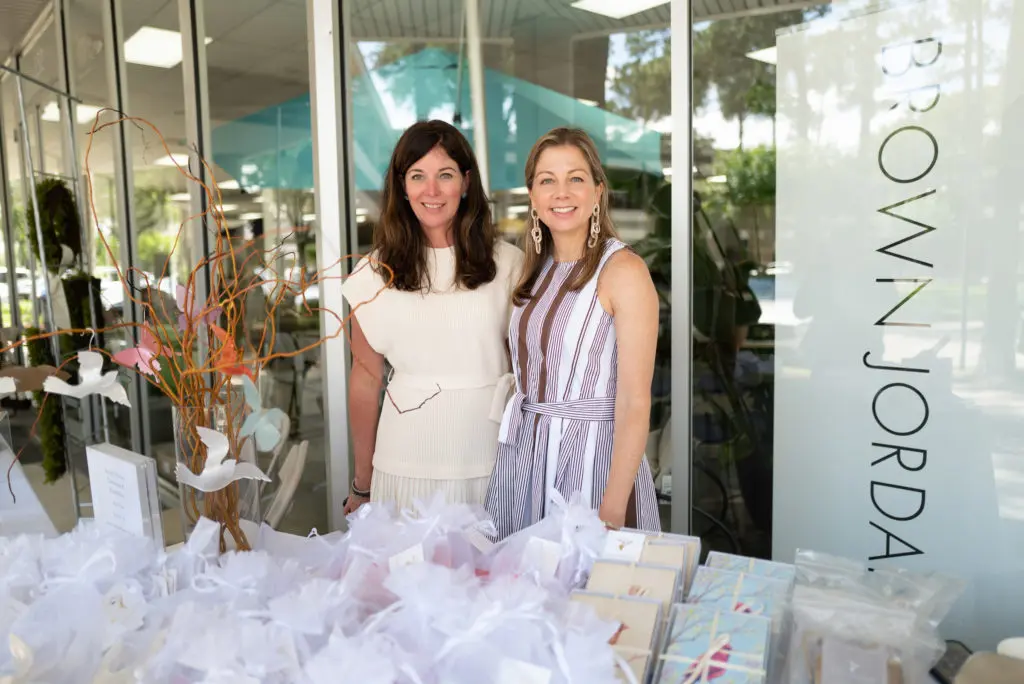 Stacy Schliewe, Colleen Waguespack at Design in Bloom (Photo by Daniel Ortiz)