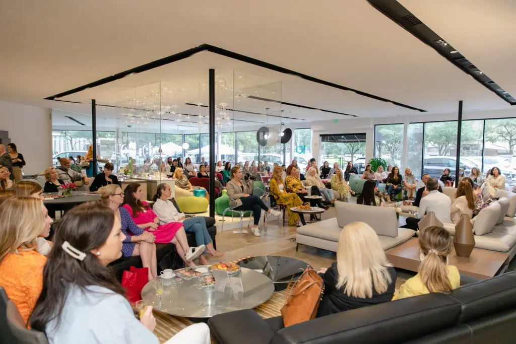 The scene at Roche Bobois (Photo Johnny Than)