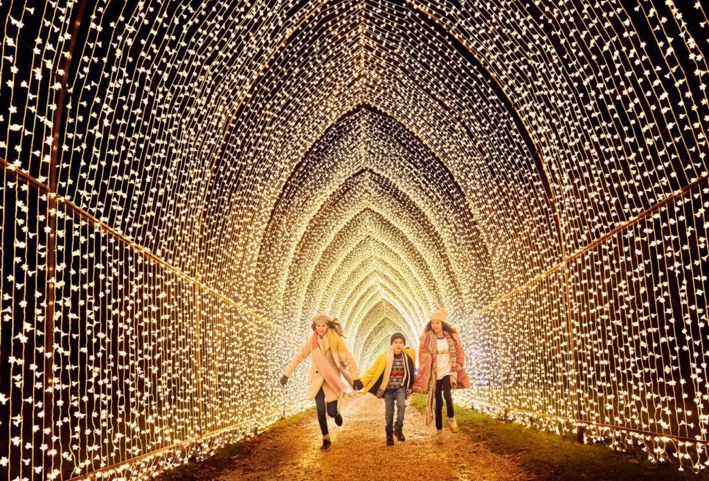 The Winter Cathedral Tunnel is one of many highlights of Lightscape which will bedazzle Houston Botanic Garden this holiday season. 