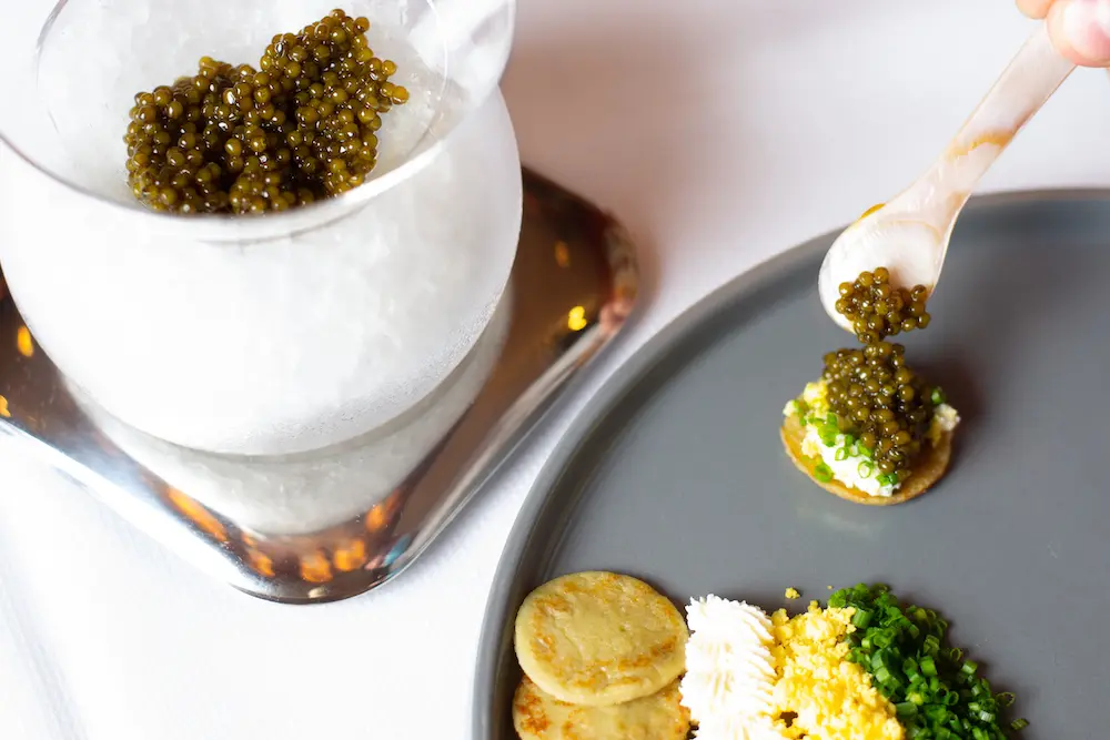 Tony's Wednesday caviar service goes into high gear on Friday and Saturday with half-off pricing in honor of National Caviar Day. 