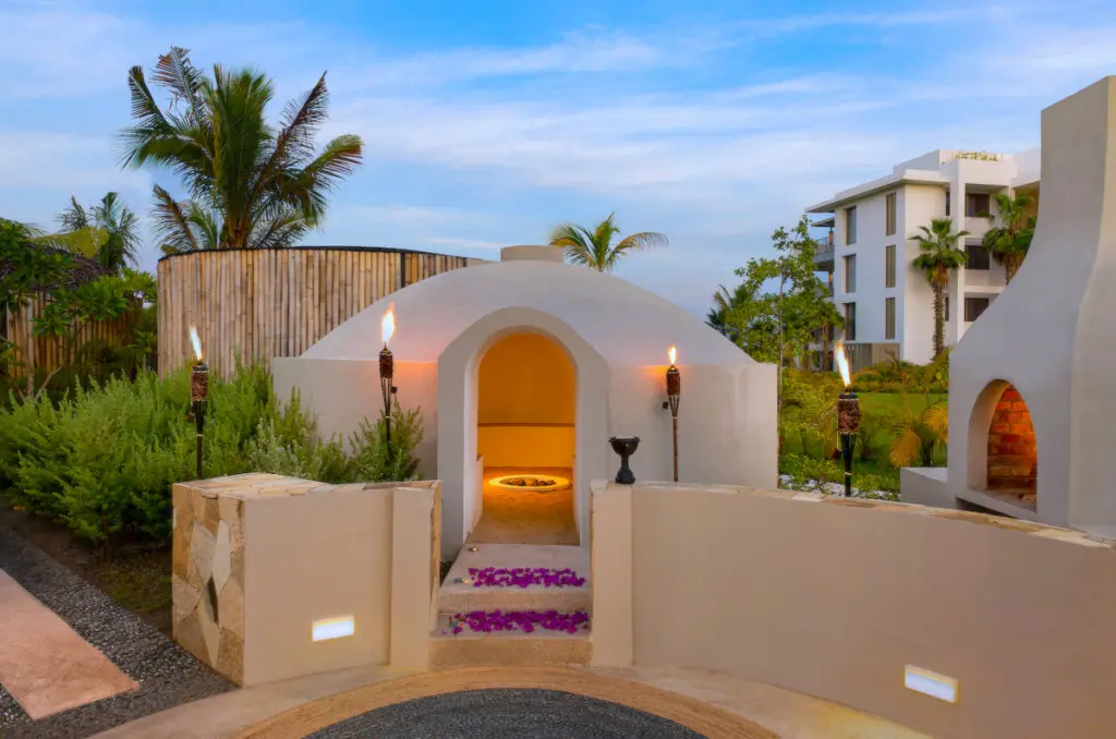 The Temezcal is a signature wellness experience offered by The Conrad which involves a ancient purification ritual performed by a shaman. (Photo by Bronwyn Knight)