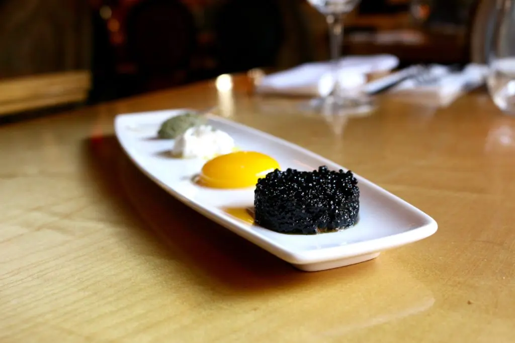 Doris Metropolitan caviar service 