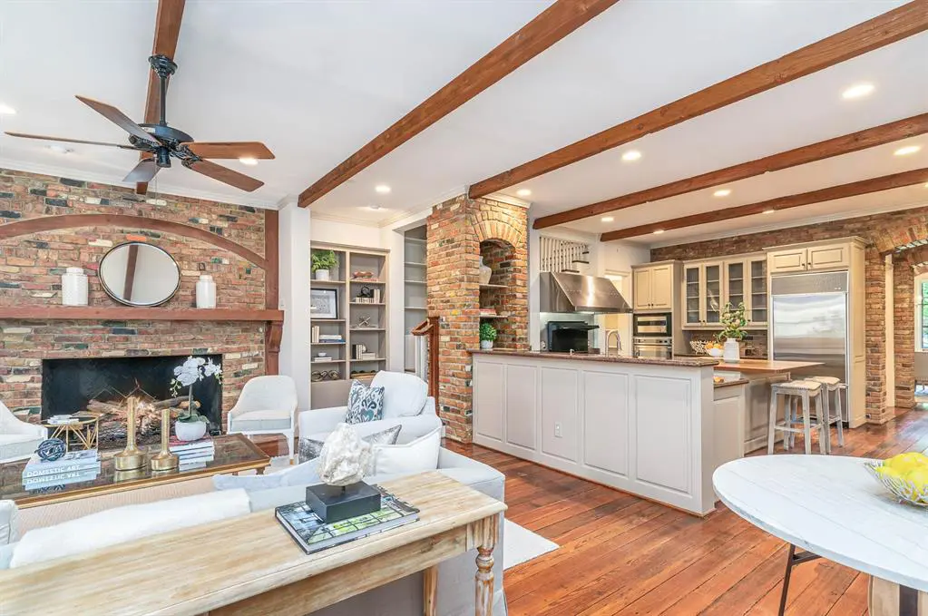 Built-ins abound throughout the home. 