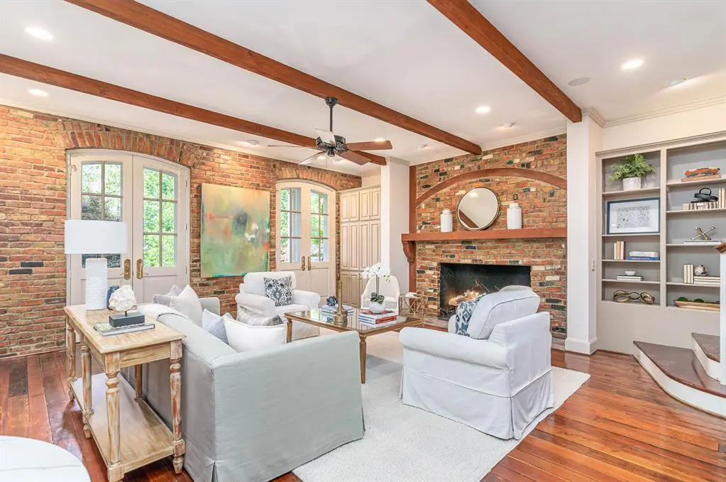A spacious, airy living room. 