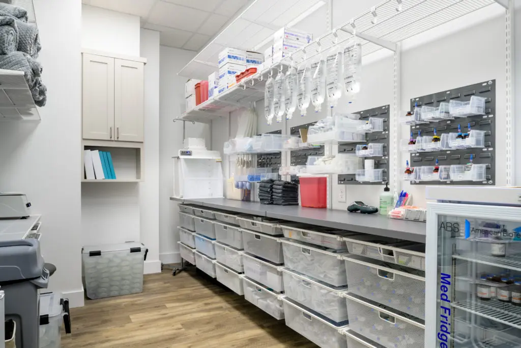 Thrive Drip Spa offers 12 different customized drip formulas and three booster shots.