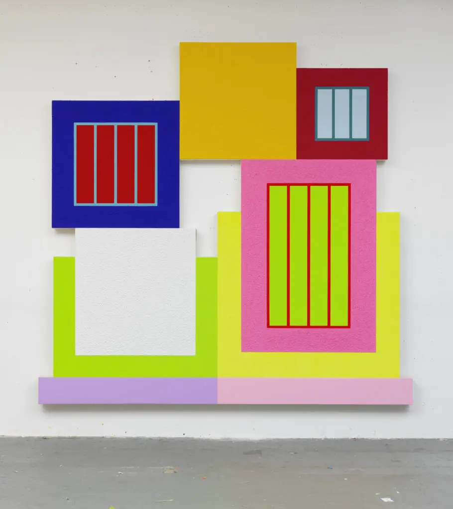 Peter Halley's "Wonder Park,” 2019.