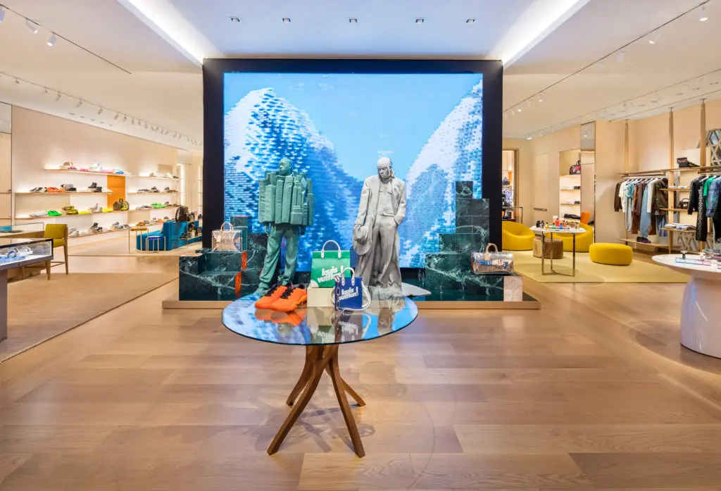 The new Louis Vuitton men's store in the Houston Galleria is the first in Texas.