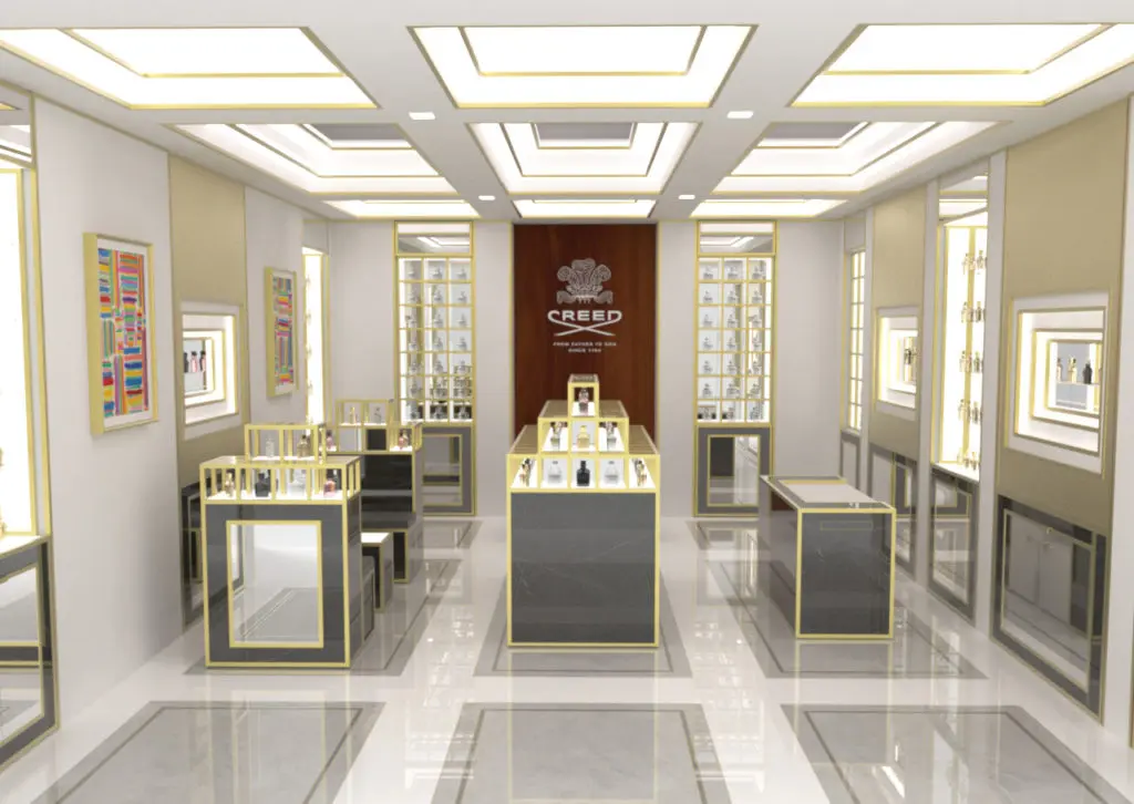 The Creed Boutique opens in the Galleria on August 30, making it the sixth such boutique in the United States.