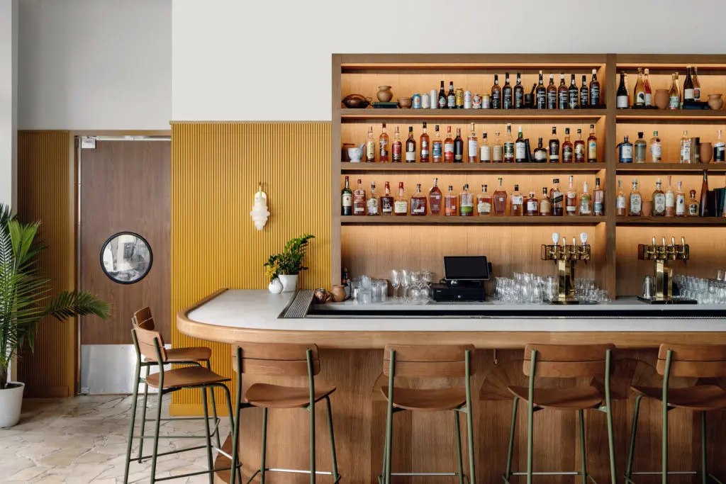 The da Gama bar features organic wines as well as a full range of cocktails and wines. (Photo by Chase Daniel)