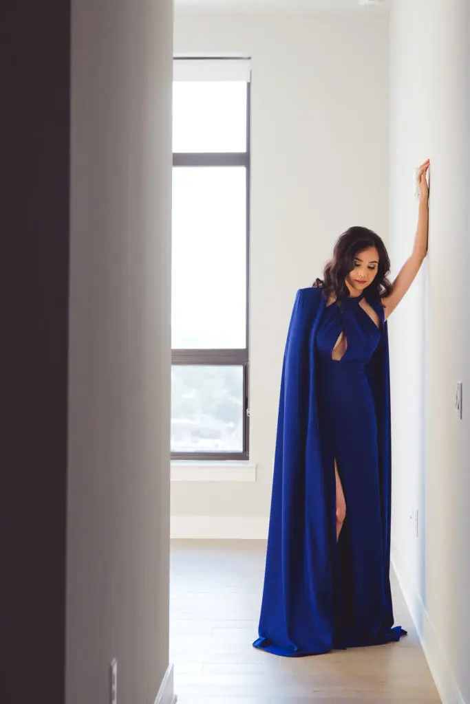 Designer Chloe Dao loves a good cape moment. Photo by Linn Images.