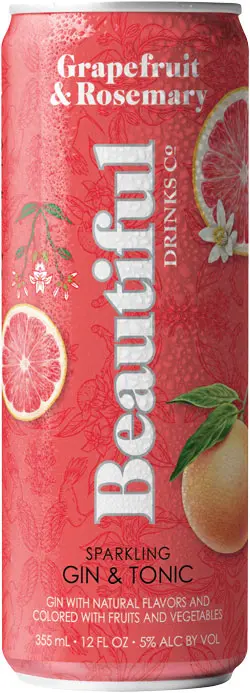 Grapefruit and Rosemary star in this refreshing gin and tonic. 