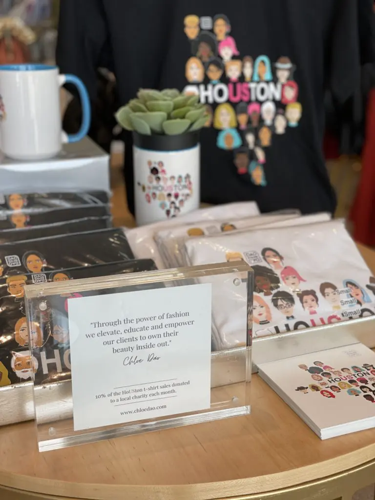 Shoppers will find the HoUSton collection at her new boutique.