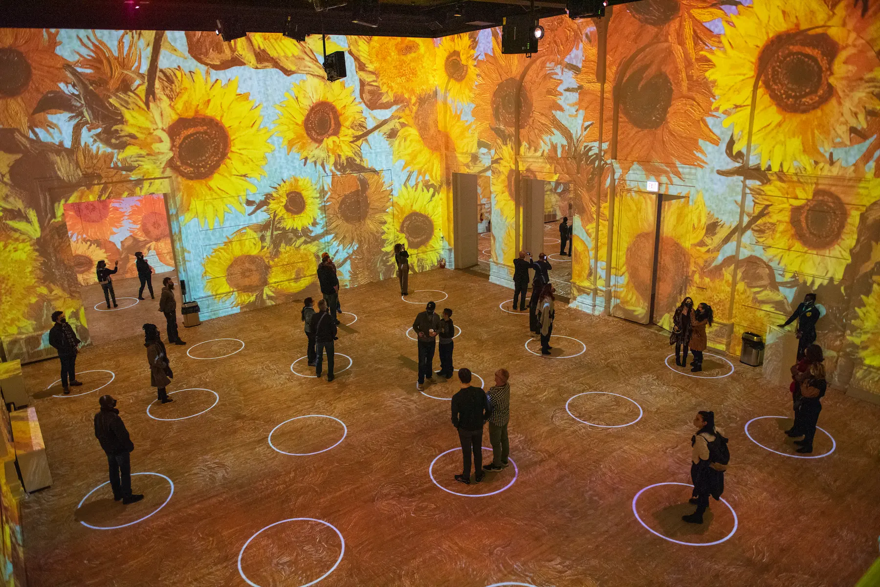 Immersive Van Gogh Chicago 8 – Photo Credit Michael Brosilow. (Photo by Michael Brosilow)