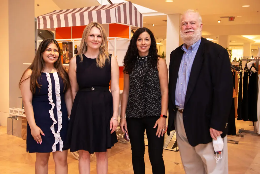 Brissa Ramos, Erika Myers, Alessandra Pistone, Ray Miller at the Italian Cultural & Community Center party at Neiman Marcus (Photo by Michelle Watson, CatchLightGroup.com)
