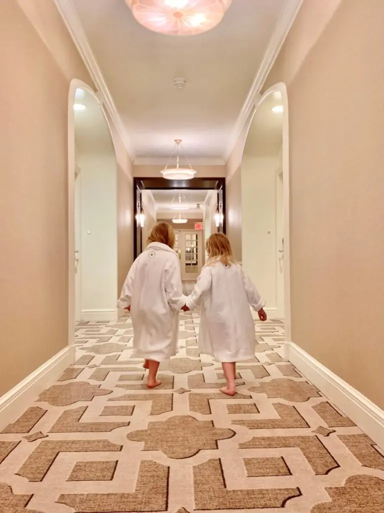 The Mansion's "Summer by Design" series includes a kid's slumber party featuring monogrammed robes and sweets.