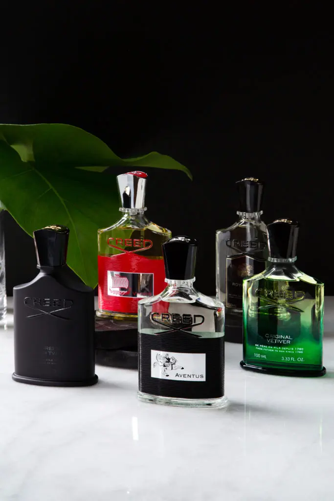 Men's heritage fragrances from Creed will adorn vitrines in the new boutique in the Galleria.