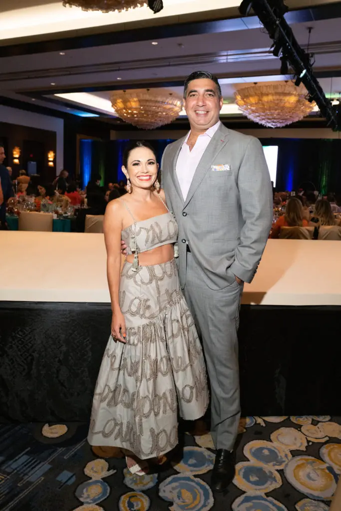 Michelle & George Farah at the Latin Women's Initiative luncheon (Photo by Jacob Power)