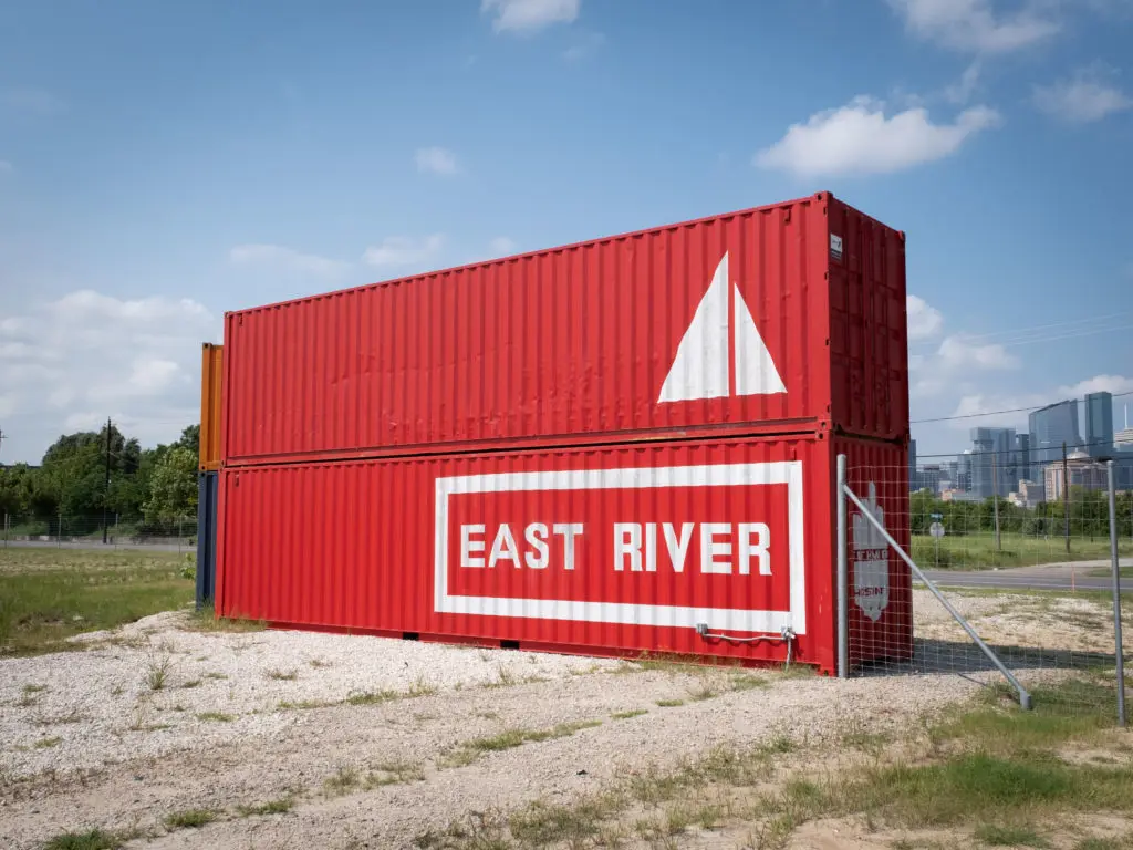 East River is already starting to make an impact on its massive site. (Photo by F. Carter Smith)