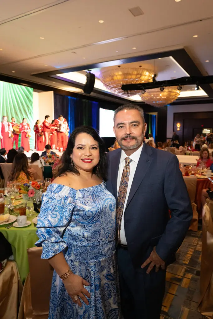 Monica & Joaquin Jimenez at the Latin Women's Initiative luncheon (Photo by Daniel Ortiz)