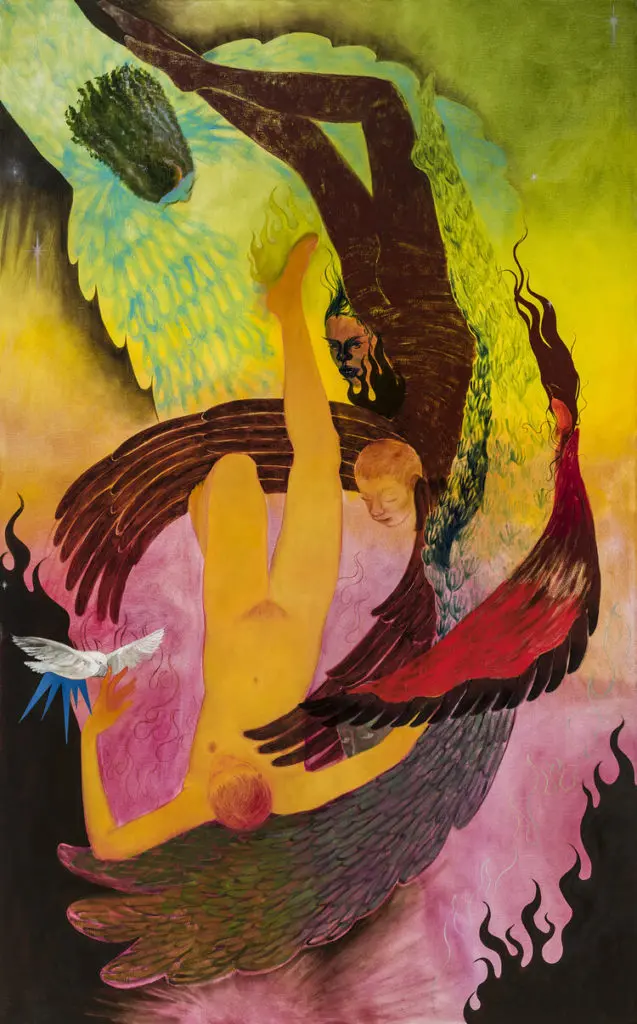 The DMA recently acquired Naudline Pierre's "Lest You Fall," 2019. (Courtesy of the artist)