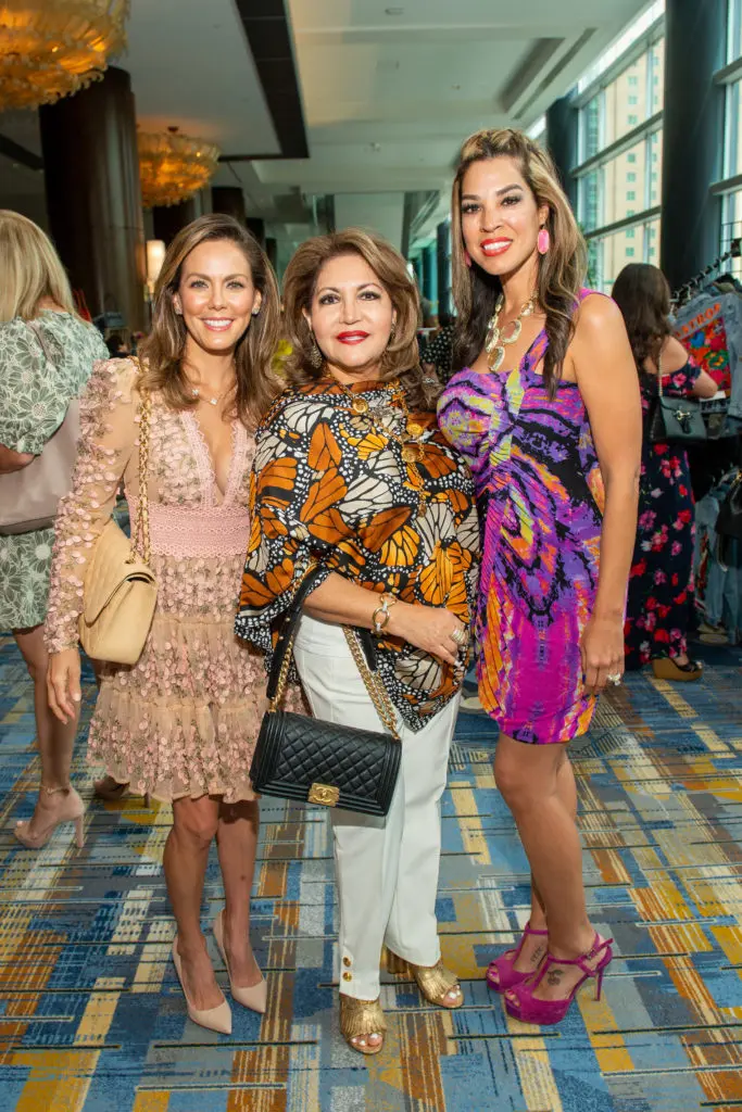 Ofelia Vujasonvic, Alma Gonzales, Erica Mire at the Latin Women's Initiative luncheon  (Photo by Daniel Ortiz)