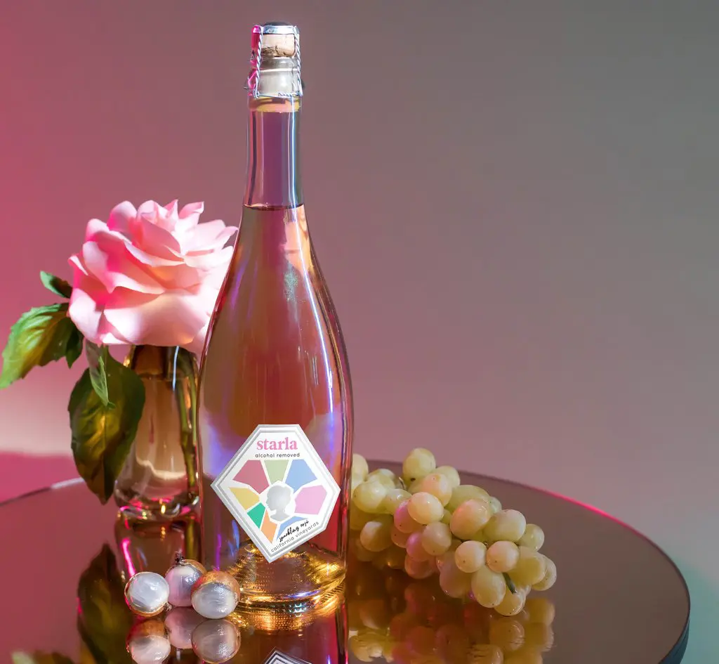 Starla's sparkling rosé, $28 a bottle. (Photo by Shayna Fontana)