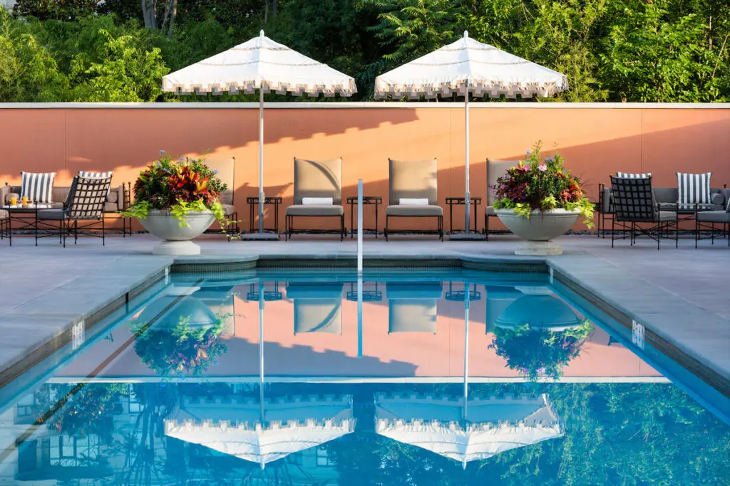 The Mansion's pool is always a great place to relax during the summer.