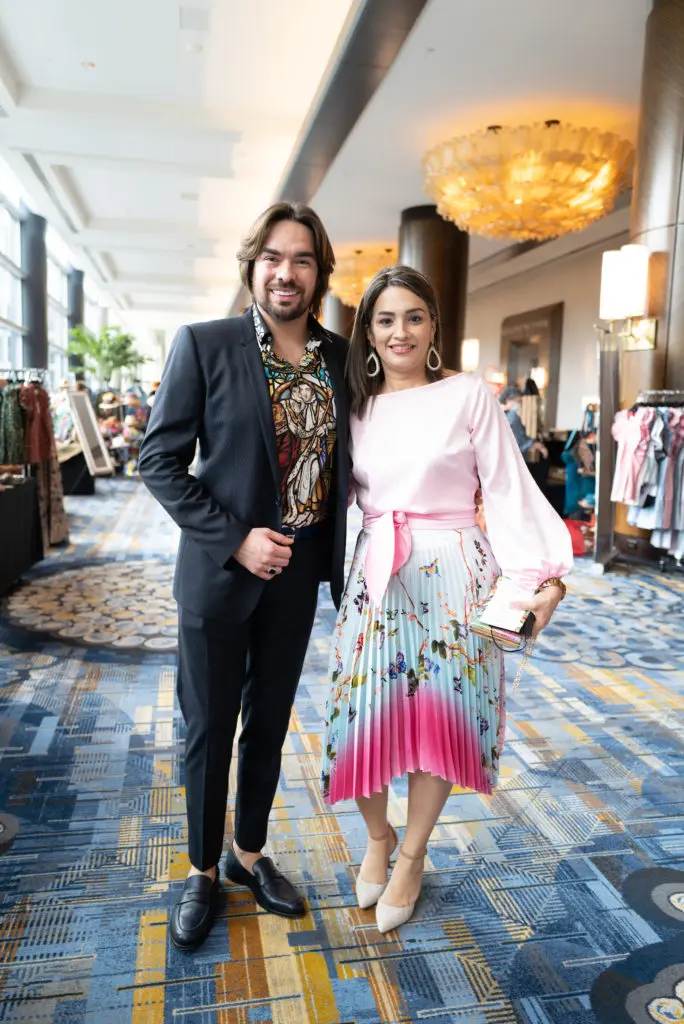 Rubens Franz, Catherine Carmona at the Latin Women's Initiative luncheon  (Photo by Daniel Ortiz)