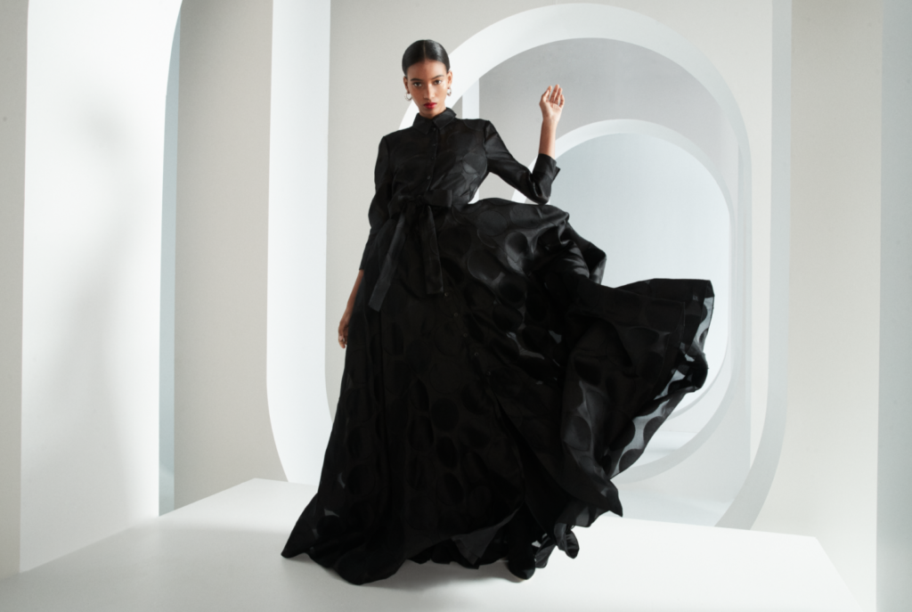 While Neiman Marcus salutes the new and the avant garde, it continues to honor venerable labels such as Carolina Herrera.