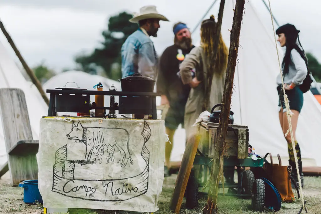 Cool campers gather around at Trans-Pecos Festival of Music+Love;
