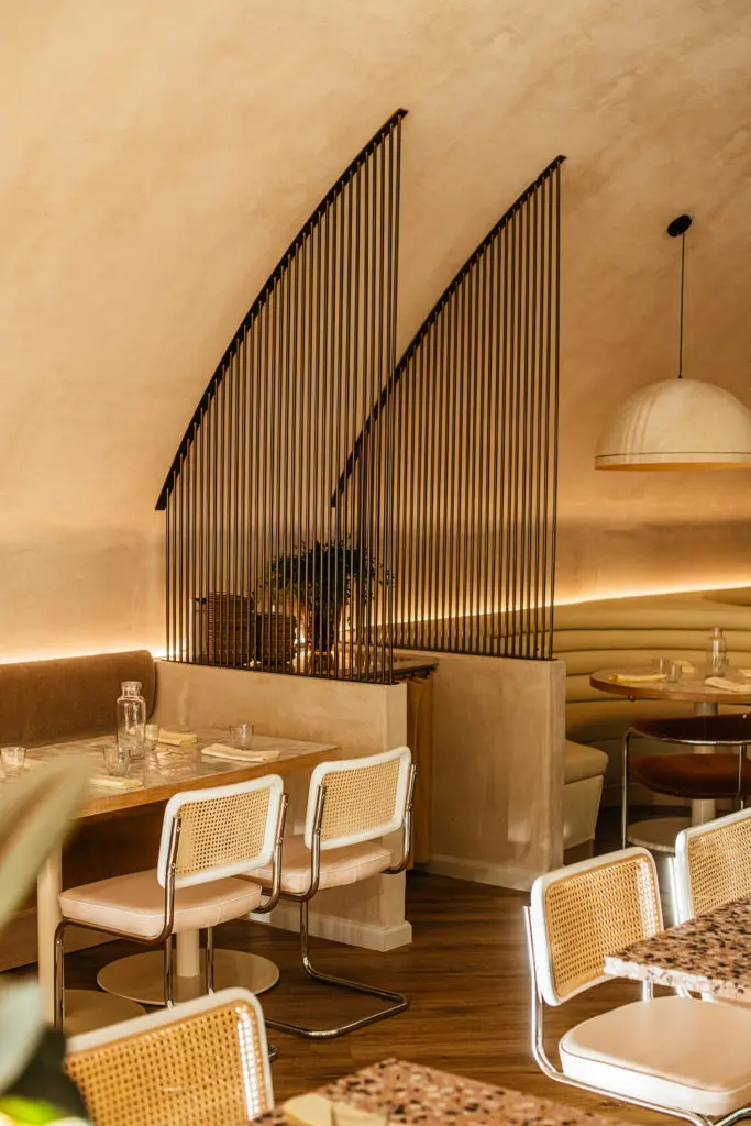 Vestal restaurant in Lafayette, Louisiana, is an example of the work by Houston-based designer Amanda Medsger.  (Photo by Denny Culbert)