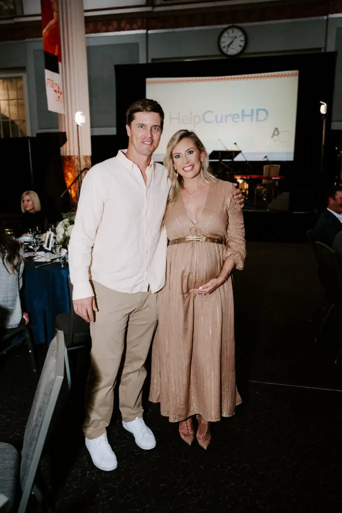 Zack & Emily Greinke at the HelpCureHD fundraiser. (Photo by Rae Tay Photography)