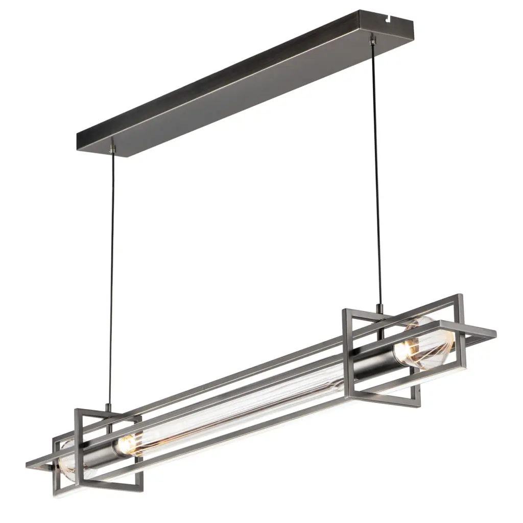 Zeppelin linear pendant by Nina Magon for Studio M Lighting