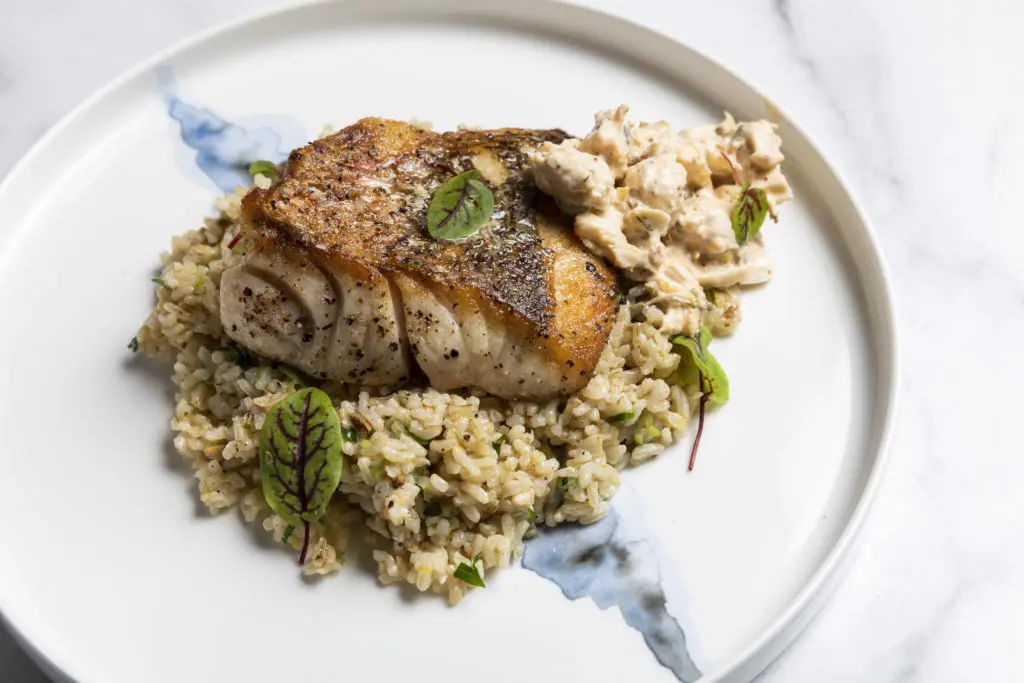Hearth Roasted Gulf Fish at Georgia James Tavern (Photo by Julie Soefer)