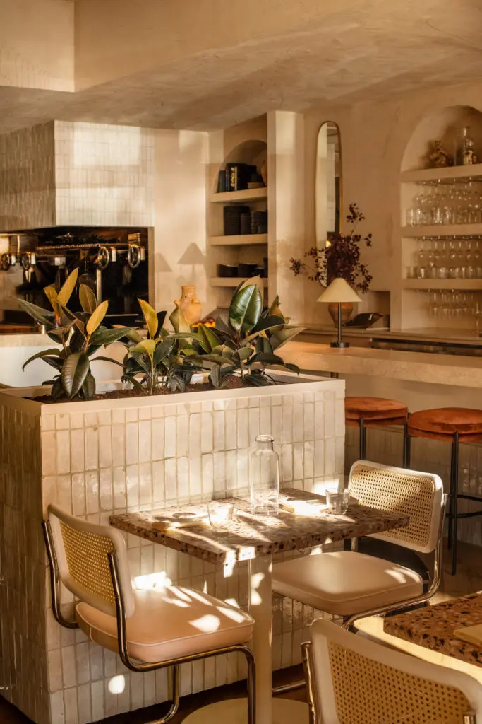 Vestal restaurant in Lafayette, Louisiana, is an example of the work by Houston-based designer Amanda Medsger.  (Photo by Denny Culbert)