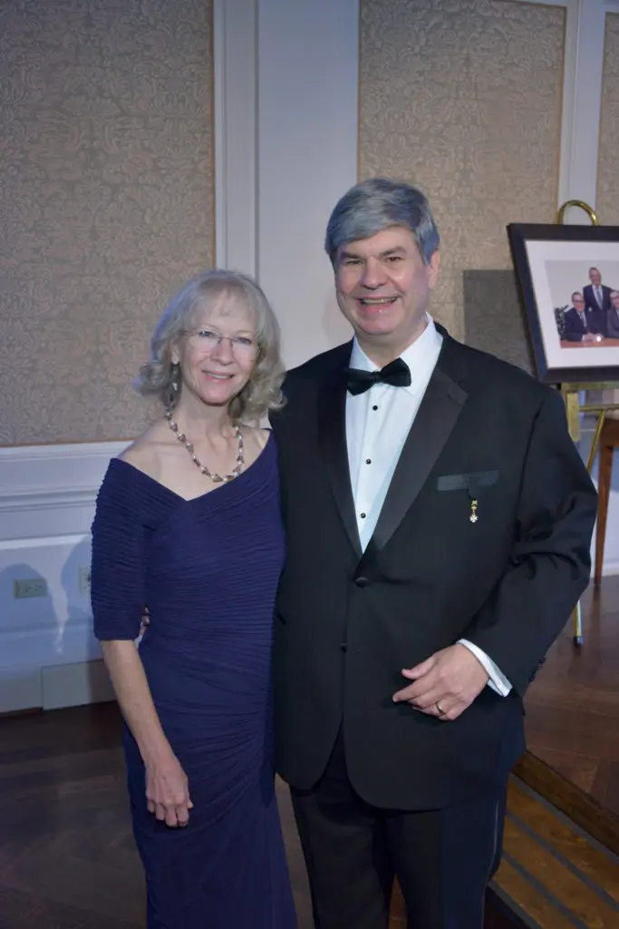 Susan & Larry Massey at the Society of Saint Vincent de Paul 150th anniversary gala. (Genesis Photography)