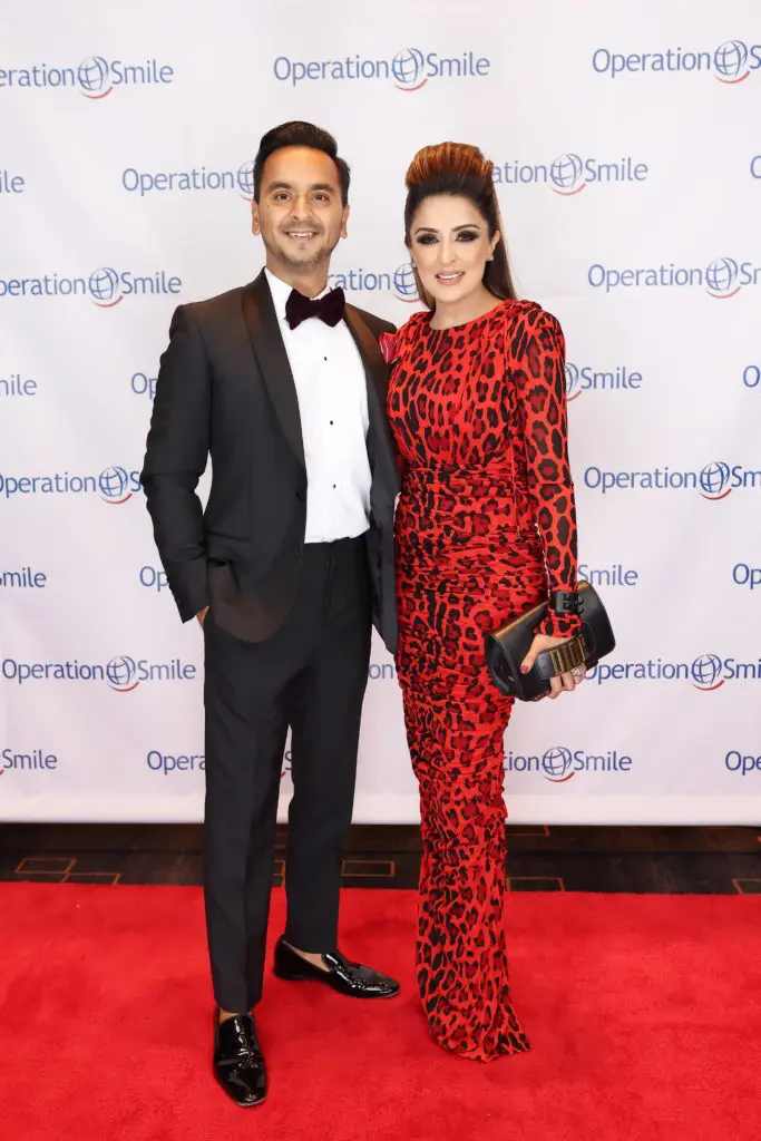 Nick & Sneha Merchant at the 2021 Operation Smile gala. (Photo by Quy Tran)
