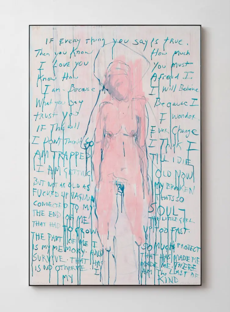Tracey Emin’s "I Am the Last of My Kind," 2019, at Galleria Lorcan O’Neill (Courtesy of The Armory Show)