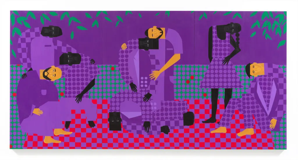 Jon Key’s "Chosen Family No. 14," 2021, at Steve Turner (Courtesy of The Armory Show)