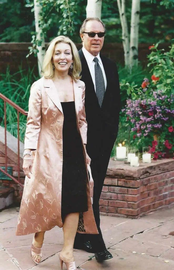 Jan and Jim Showers at a wedding in Aspen, 2003. (Photo by Stephen Karlisch)
