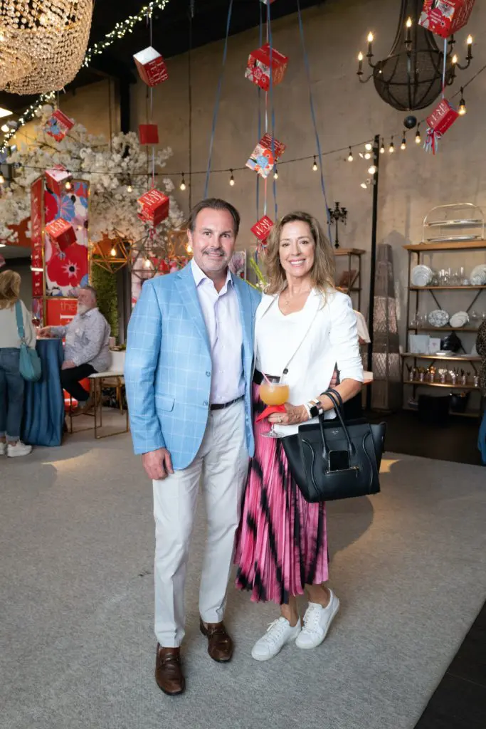 Aaron & DeeDee Howes at The Fab Fête soufflé tasting at Swift + Company (Photo by Daniel Ortiz)