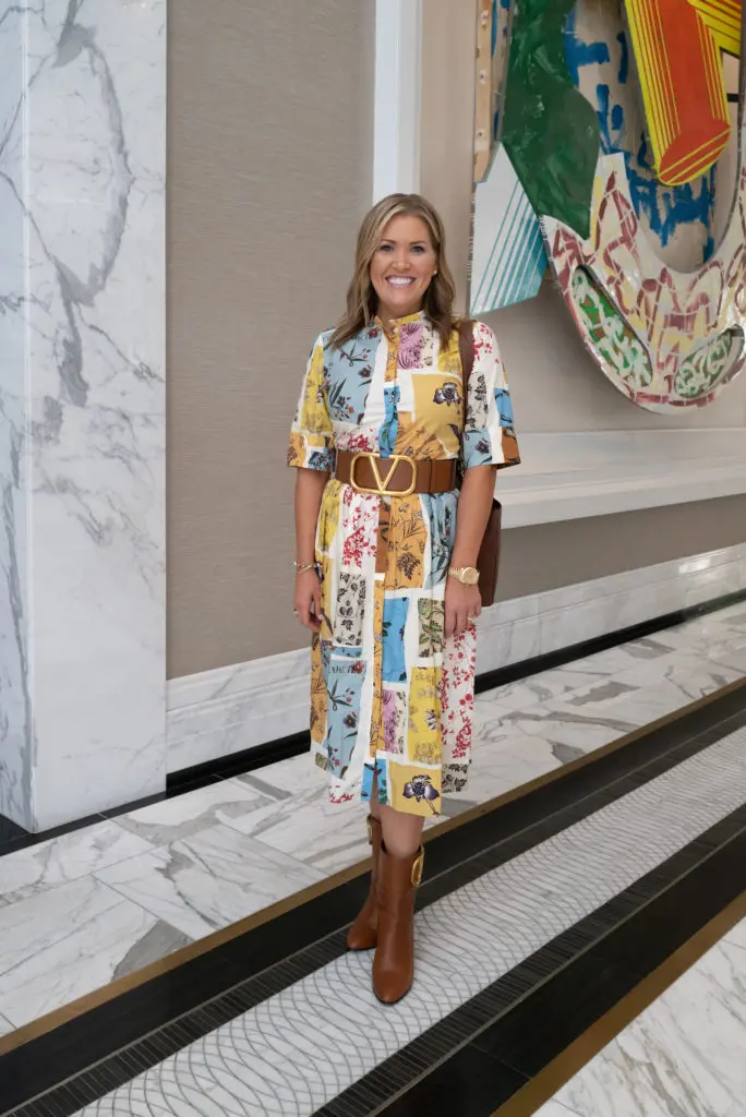 Amanda Boffone at an Oscar de la Renta presentation at The Post Oak Hotel. (Photo by Daniel Ortiz)