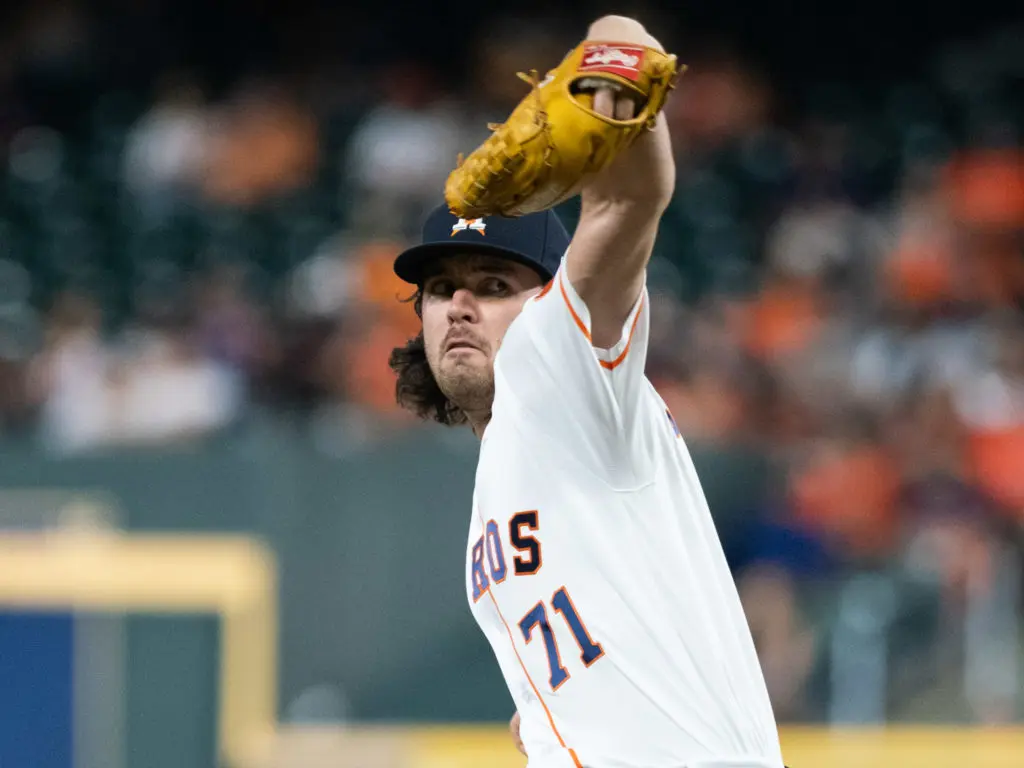Peter Solomon ended up pitching four innings in relief for the Astros. (Photo by F. Carter Smith)