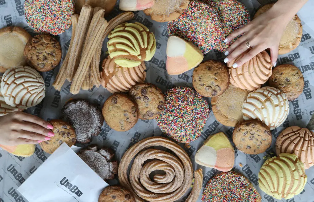 At Urbe Each morning at breakfast, the chefs serve freshly baked traditional Mexican pastries like cuernitos, trenzas, orejas, chilindrinas, ochos, brindis , and berlinese (five for $18).  (Photo by Paula Murphy)